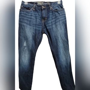 VINTAGE MENS OLD NAVY SLIM STRAIGHT JEANS 30x30 100% COTTON